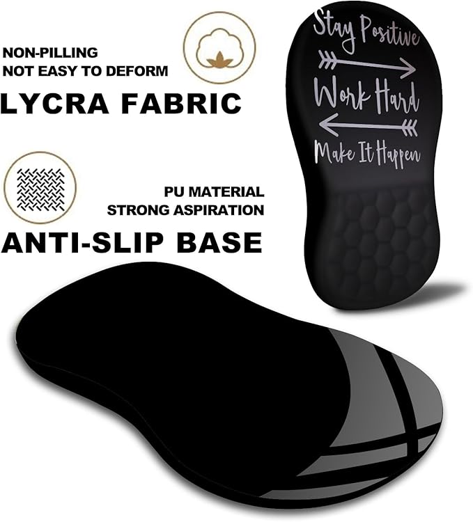 KUOSGM Mouse Pad Wrist Support, Ergonomic Mouse Pad - Image 6
