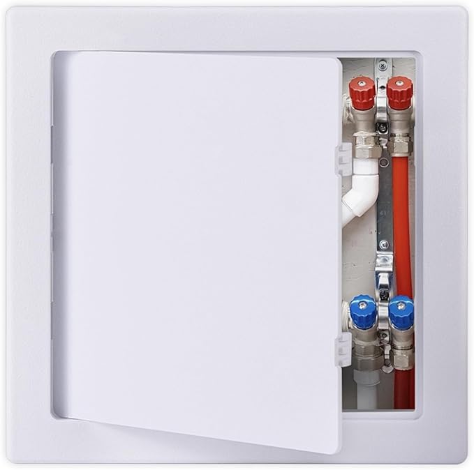 Suteck Plastic Access Panel for Drywall Ceiling 12 x 12 Inch Reinforced by Suteck