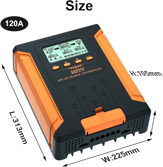 iSunergy 100A 180V MPPT Solar Charge Controller 12V/24V/36V/48V Auto, - Image 4