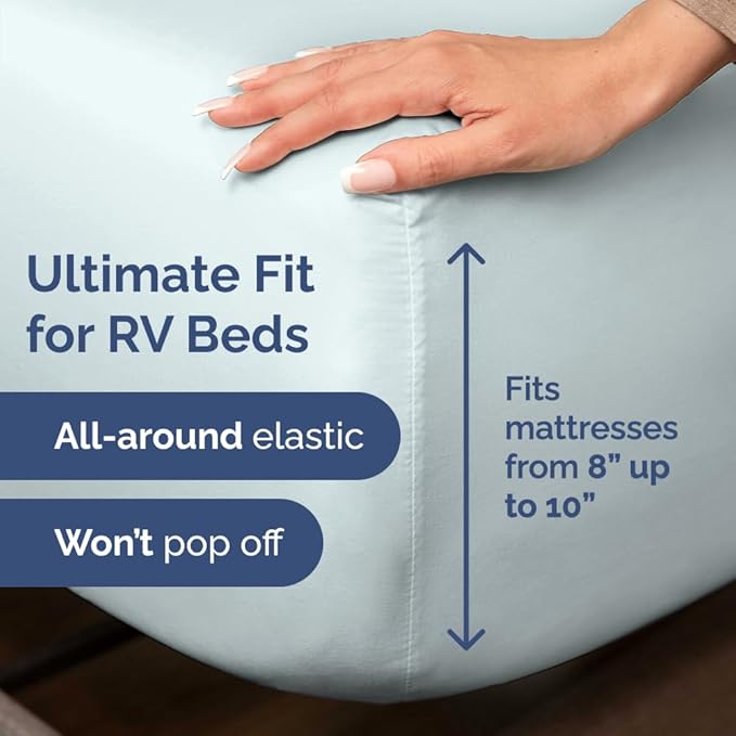 RV Short Queen Sheet Set 60 X 75 - Image 3