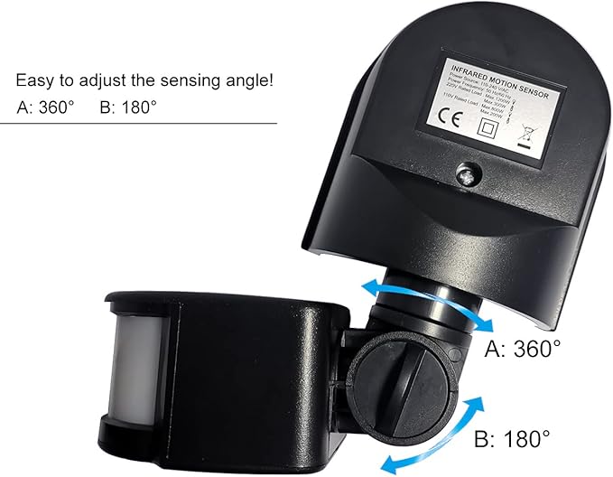 Mageway Waterproof Wall Mounted 1200W Incandescent Motion Infrared Sensor - Image 2