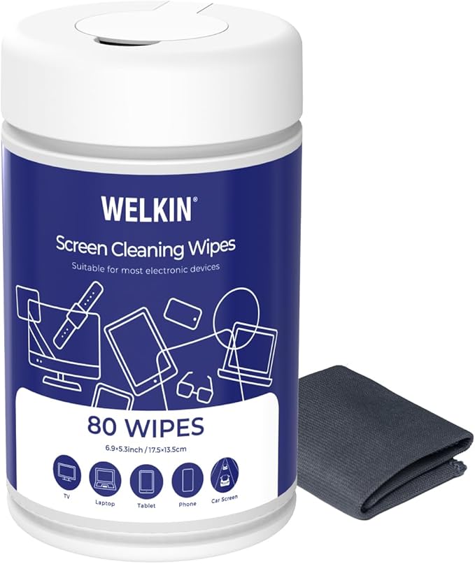 WELKIN 80 Electronics Cleaning Wipes by WELKIN