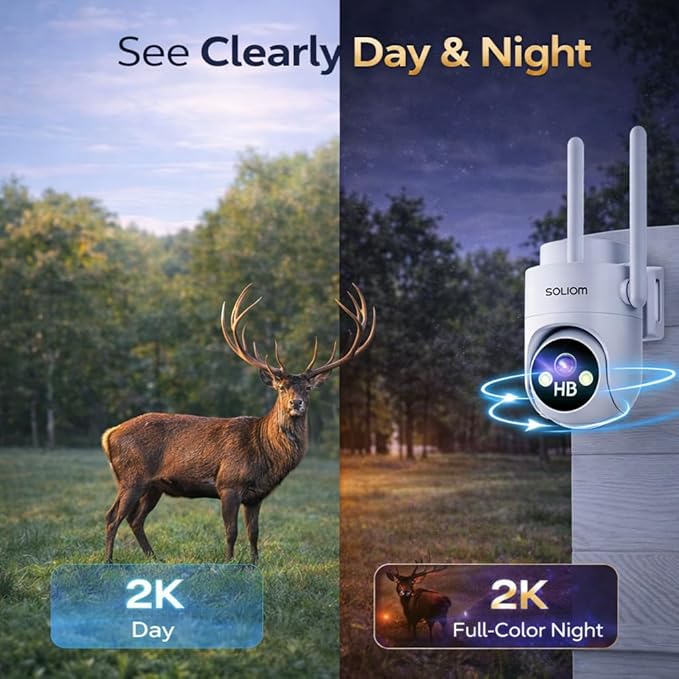 SOLIOM 4G LTE Cellular Security Camera, No WiFi Security Camera, Security - Image 7