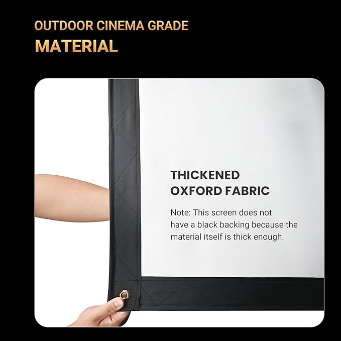 250 Inch Extra Large Projector Screen | Cinema-Grade Huge Movie Screen - Image 2