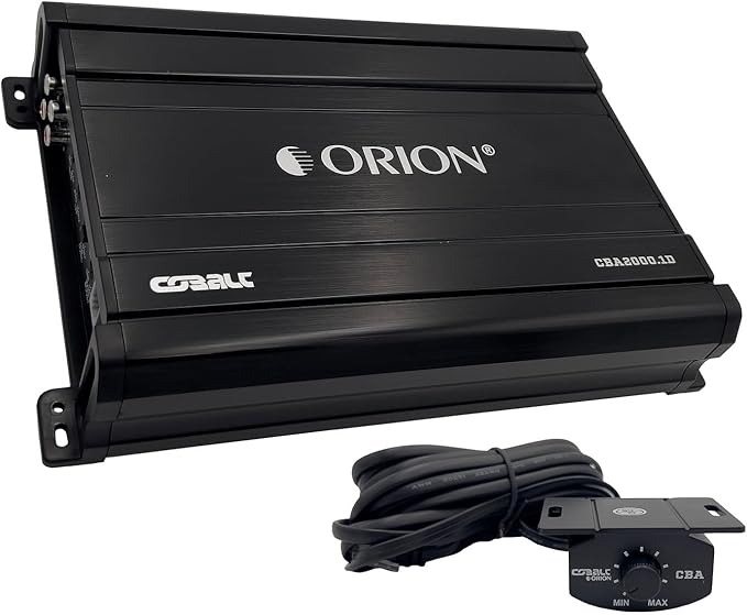 ORION CBA2000.1D Amp 2000W Max Amplifier + COKIT4 4GA Wiring Kit Combo - Image 4