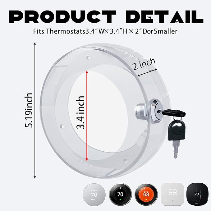 Round Thermostat Lock Case - Image 2