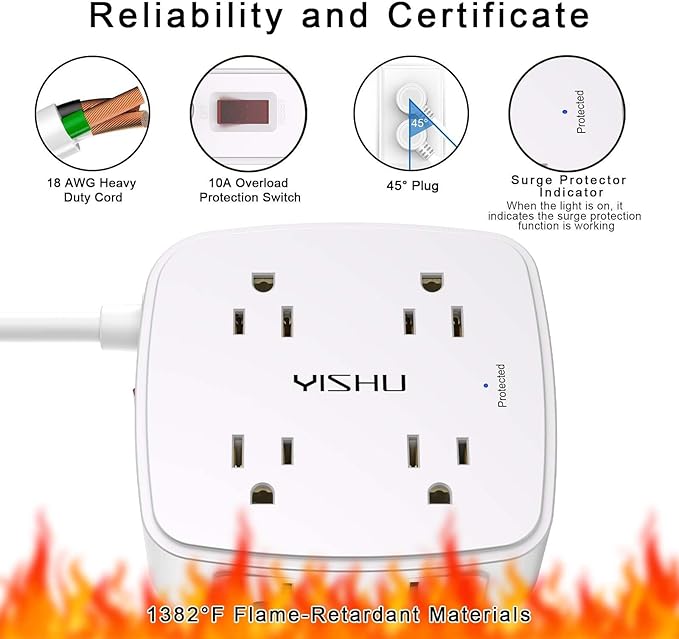 Surge Protector Power Strip - Image 6