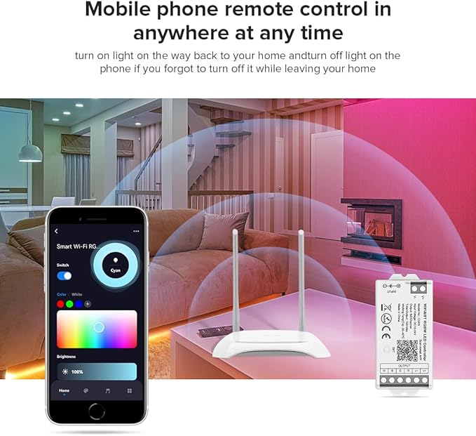 BTF-LIGHTING RF 2.4GHz Wireless Remote RC09RFB & C04W 2.4GHz Tuya WiFi - Image 6