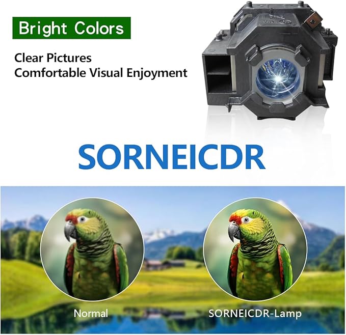 SORNEICDR EL PLP42 Replacement Projector Lamp Bulb Compatible - Image 3