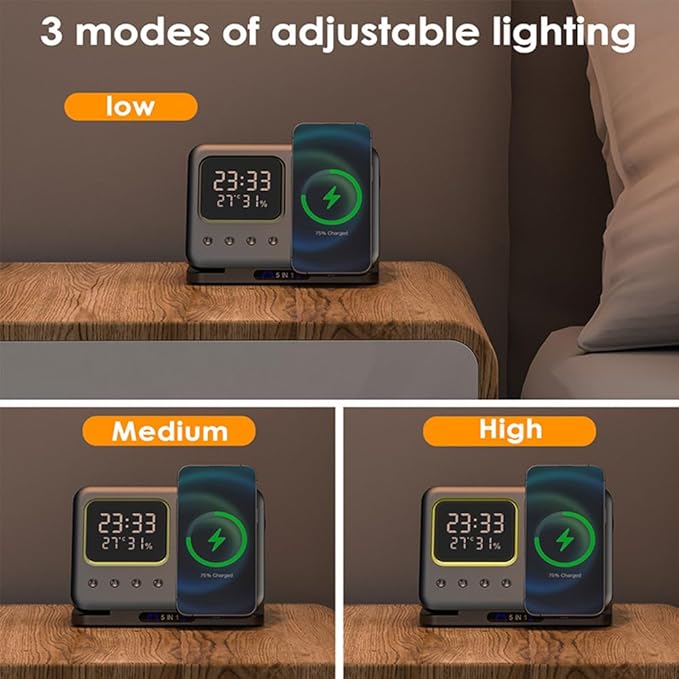 AYI 5in1 Multi Functional Wireless Charging Station - Image 5