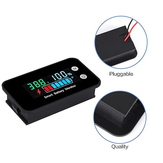 IPX7 Waterproof Battery Monitor12v 24v 36v 48v 60v 72v, Car Motorcycle Golf - Image 3