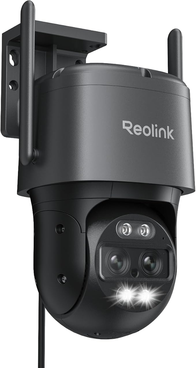 REOLINK 4K Wired WiFi Outdoor Camera, 8MP Dual Lens Security Camera, 360 PTZ by REOLINK