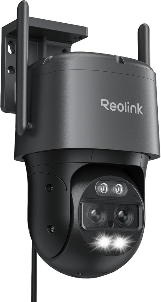 REOLINK 4K Wired WiFi Outdoor Camera, 8MP Dual Lens Security Camera, 360 PTZ by REOLINK