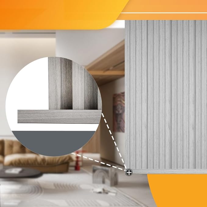 OUZUGIE 8-Pack 57 Inches, WPC Slat Wall Panel Trim, Corner Guard - Image 5