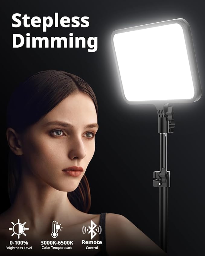 UBeesize LED Video Light Kit, Photography Lighting, Podcast Lighting - Image 3
