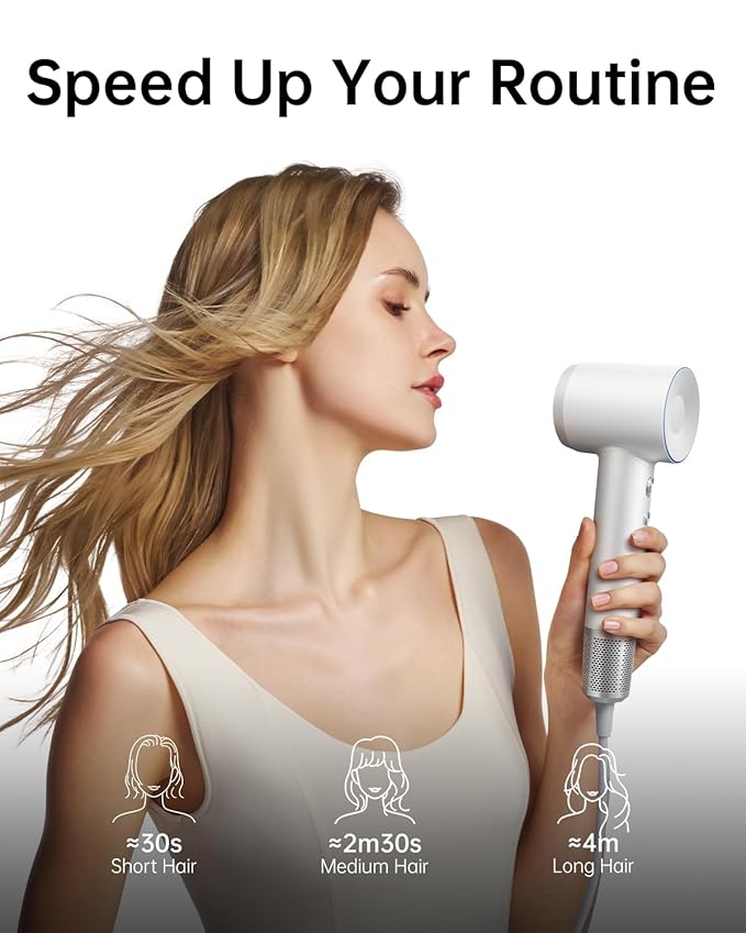 Laifen Swift Hair Dryer, High Speed 200M Ionic Blow Dryer - Image 2