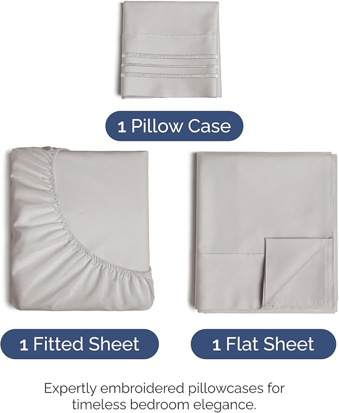 Twin XL Size 3 Piece Sheet Set - Image 2