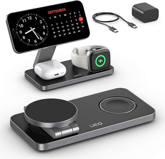 UEQ Foldable 3 in 1 Wireless Charging Station by UEQ