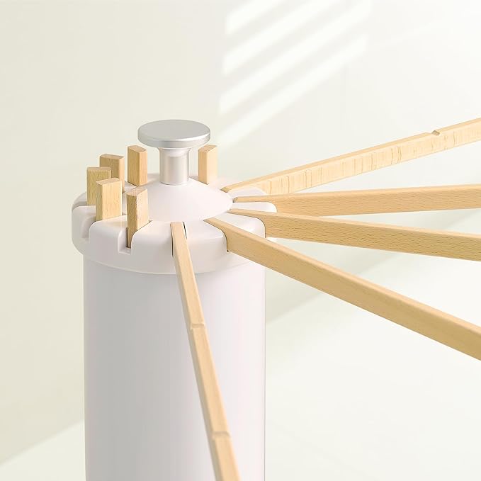 JOOM Four Legs Clothes Drying Rack, Garment Rack Portable and Foldable Space - Image 3