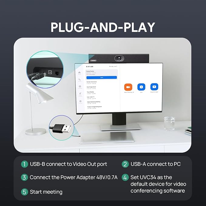 Yealink 4K USB Video Conference Camera - Image 8