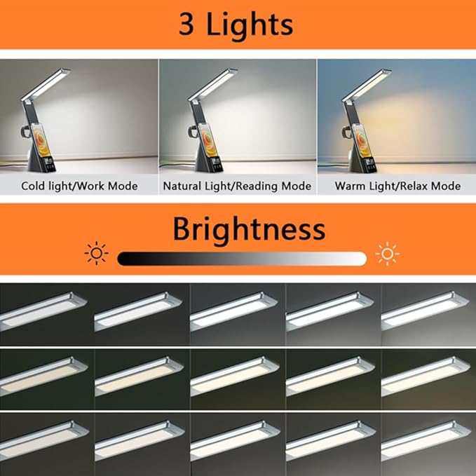 IHAO 6in1 Multifunctional Foldable LED Desk Lamp - Image 6