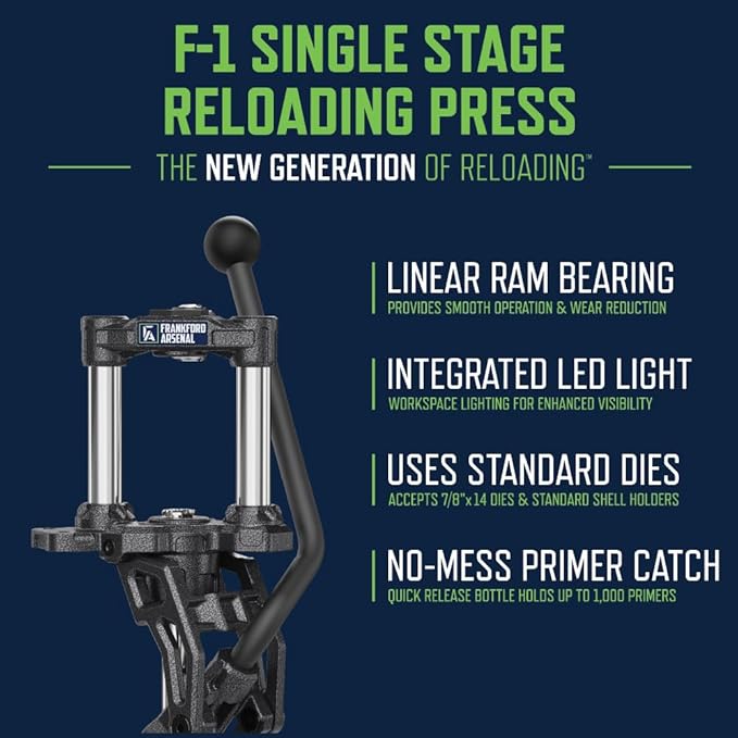 Frankford Arsenal F-1 Single Stage Press and Reloading Accessories - Image 5