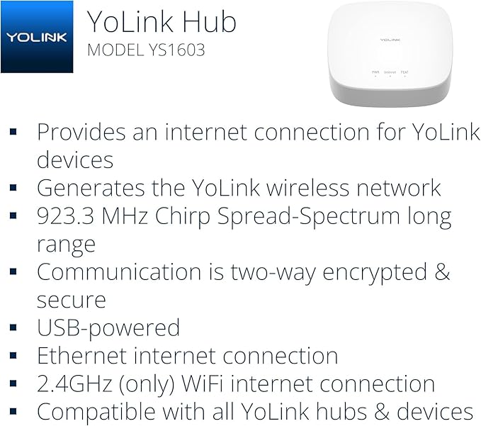 YoLink LoRa Smart Door Sensor Starter Kit: Hub & Door Sensor - Image 3