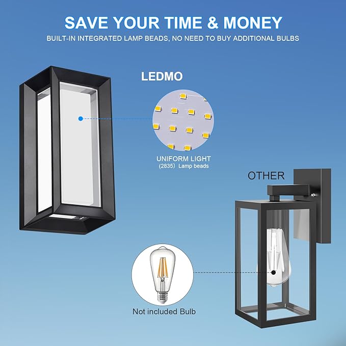 ledmo Outdoor Wall Lights Fixture - Image 4