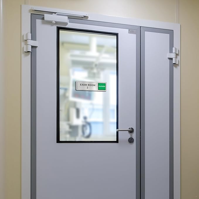 Exam Room Sign, Exam Room Numbers, In Use/Available Slider Door Signs - Image 5