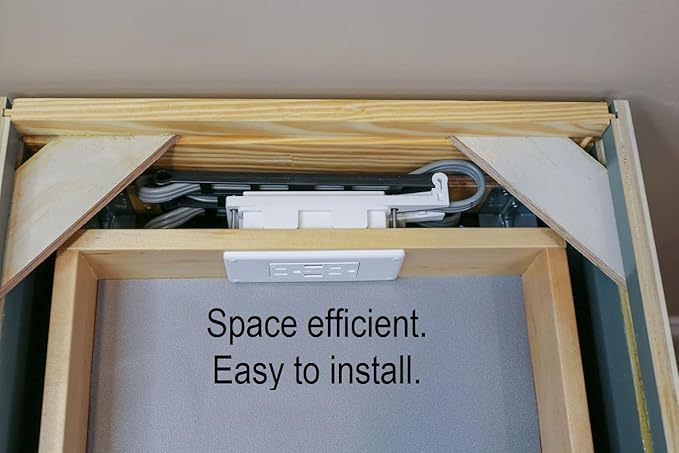 My Tidy Space Low Profile Combo USB-A USB-C 15 Amp in Drawer Docking Station - Image 8