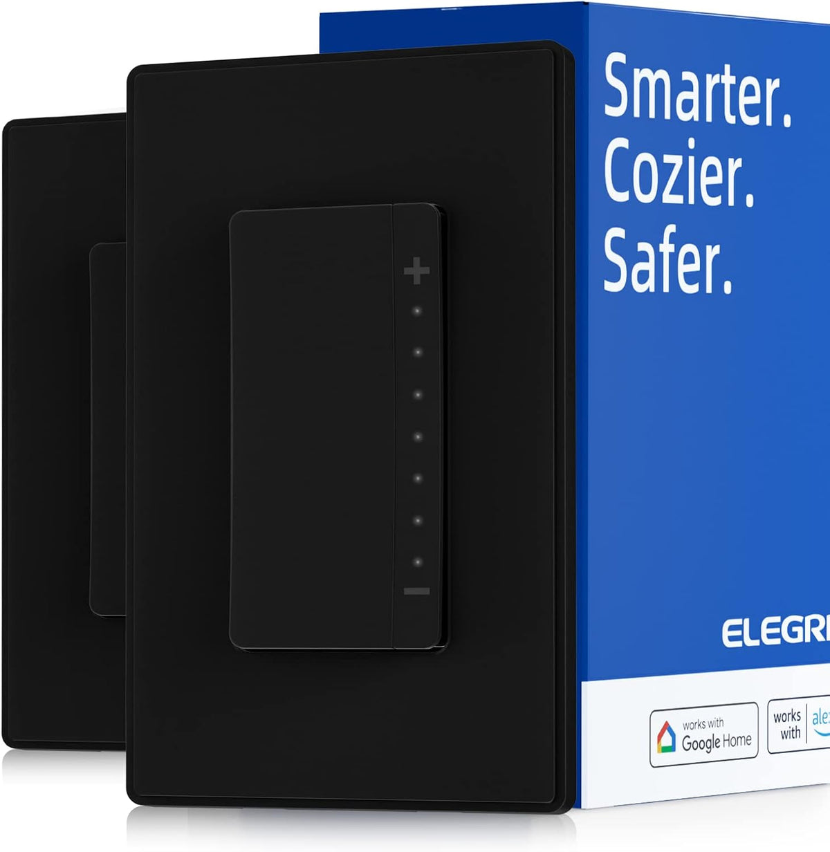 ELEGRP Smart Dimmer Light Switch DPR30, 2.4GHz Wi-Fi Dimmer Switch Compatible