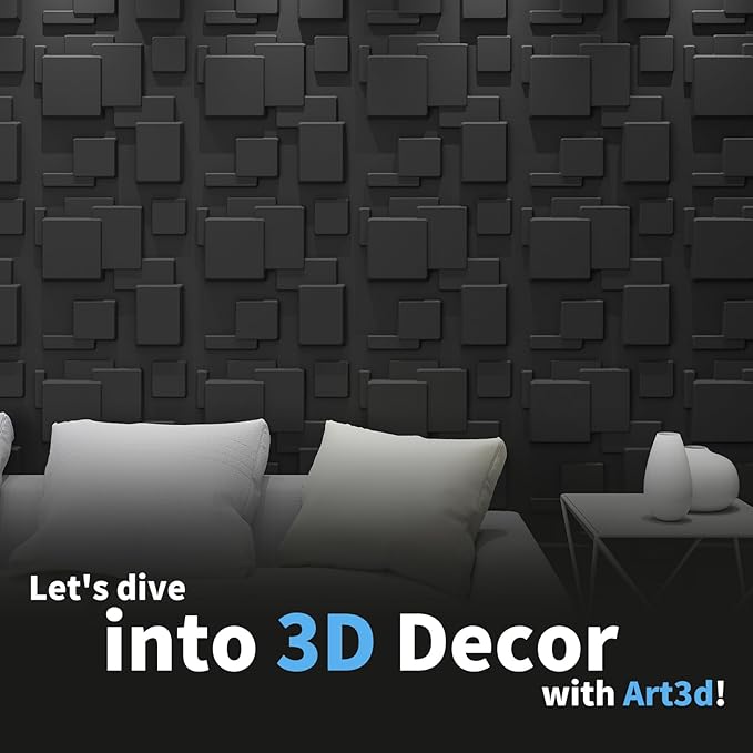 Art3d 19.7" x 19.7" Wall Panel City - Image 7