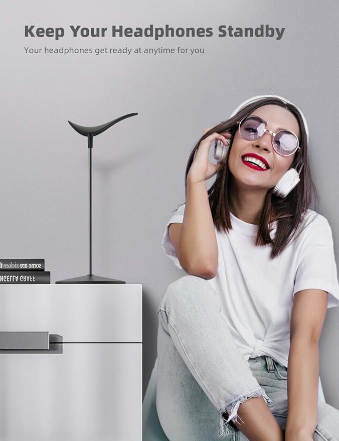 Lamicall Headphone Stand, Desktop Headset Holder - Image 5