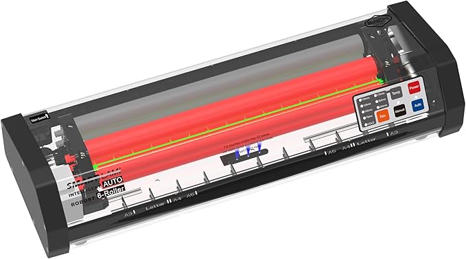 SINCHI 6-Roller Auto Sense Laminator, 13-Inch 3–10 Mil Thermal Machine - Image 7
