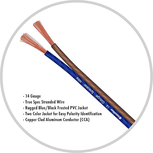 InstallGear 30ft 14 Gauge Speaker Wire - Image 3