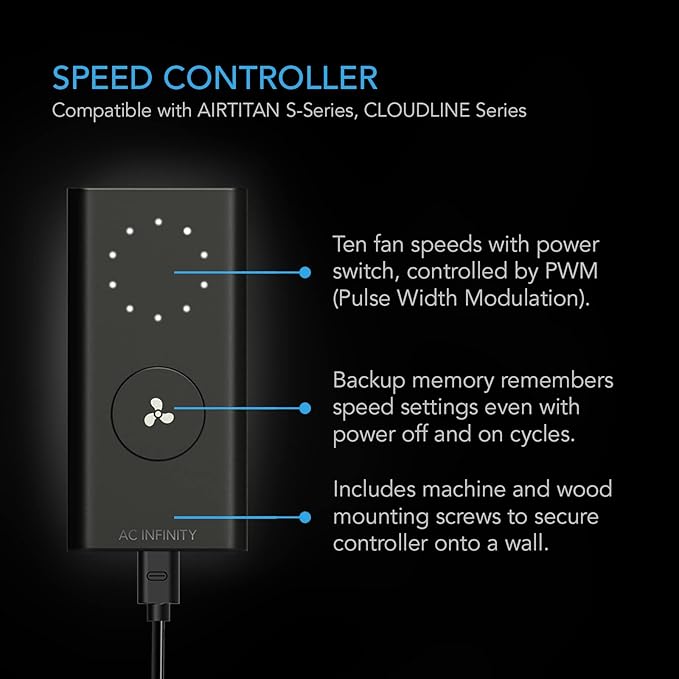AC Infinity AIRTITAN S7, Ventilation Fan 12" - Image 3