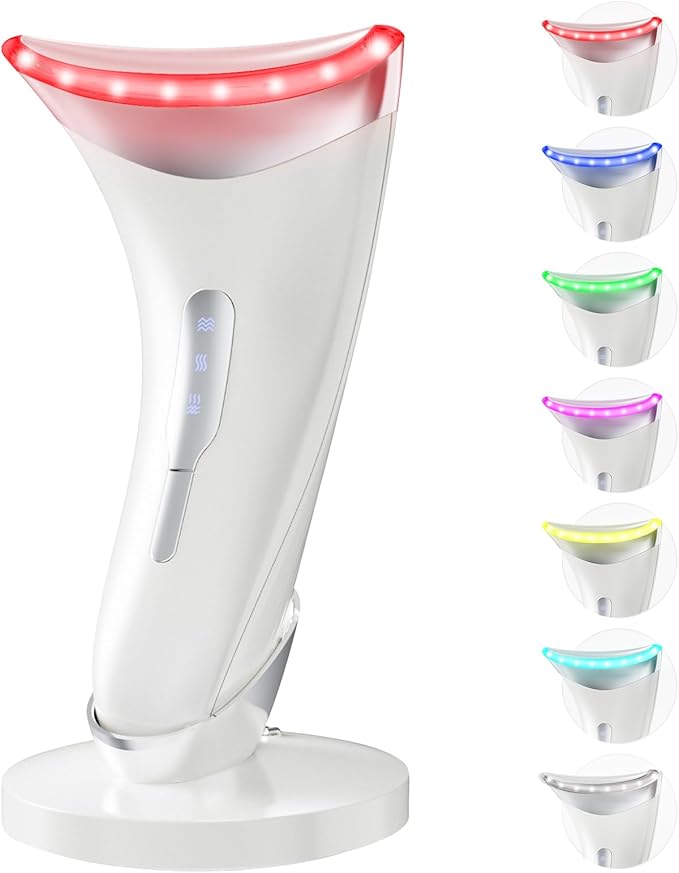Dopsikn Red Light Therapy for Face and Neck, 7 Color Facial Massager - Image 8