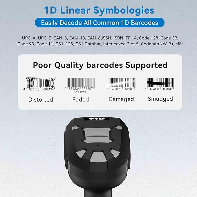 Alacrity Upgraded 1D Laser Industrial Barcode Scanner - Image 2