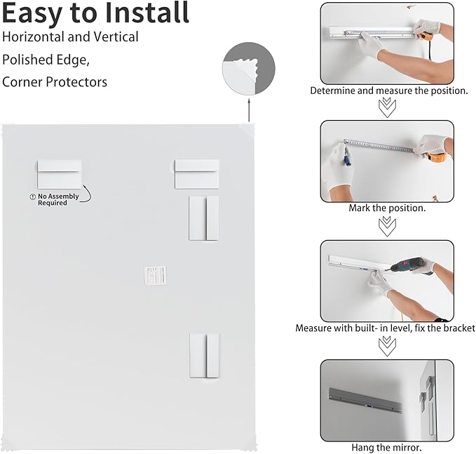 Mirrorons Beveled Mirror, Bathroom Mirrors - Image 7