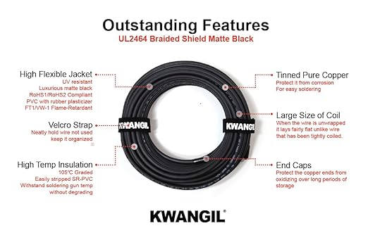 KWANGIL 3C 20AWG AMSB Shielded Cable Wire - Image 3