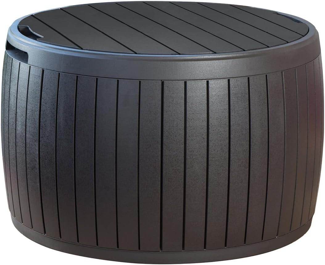 keter circa outdoor storage deck box, 37 gallon, main product view