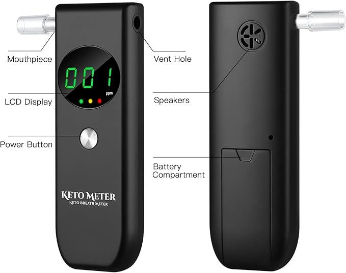 Home Ketosis Breath Analyzer, Professional Ketone Breath Monitoring Meter – - Image 6