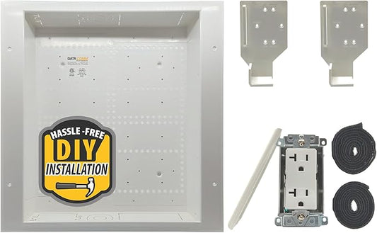 DATA COMM Electronics 45-8031-1C Recessed Media Box Outlet by DATACOMM