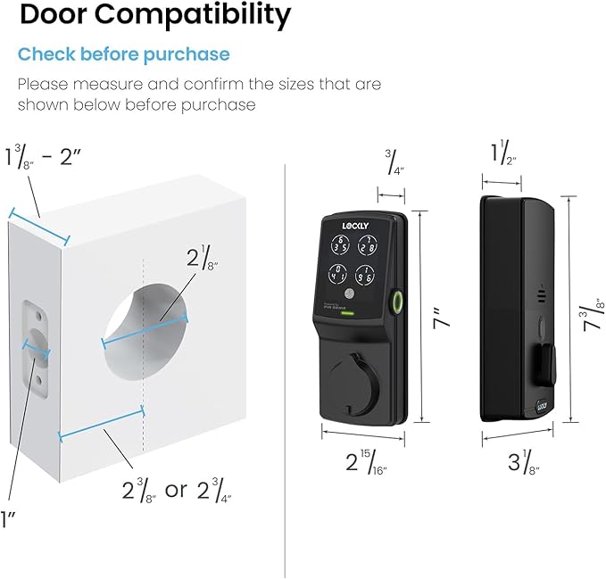 Lockly Secure Plus, Keyless Entry Door Lock, Smart Locks - Image 9