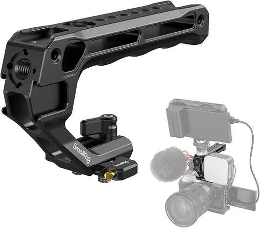 SmallRig Lightweight NATO Top Handle, Quick Release NATO Grip w/NATO Rail by SmallRig