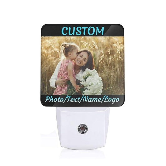 COWDIY Custom Plug in Night Lights, Personalized Your Own Photo on LED Lamps by COWDIY