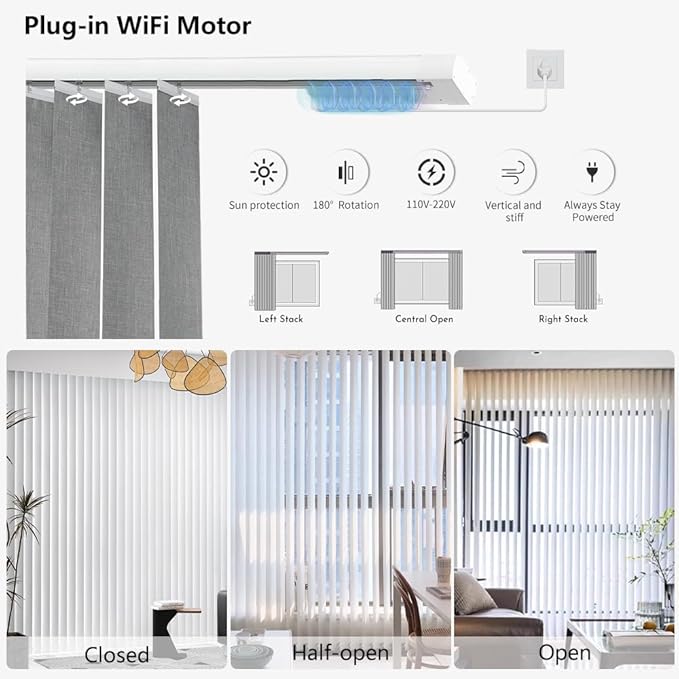 Blindify Motorized Vertical Blinds Compatible - Image 5