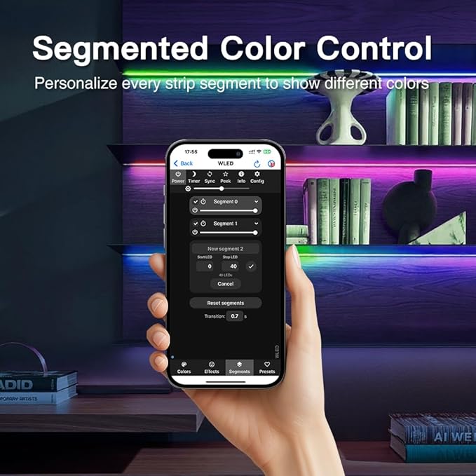 Sogledwow Elite Series ESP32 WLED LED Strip Controller Dynamic Mic Sound - Image 5