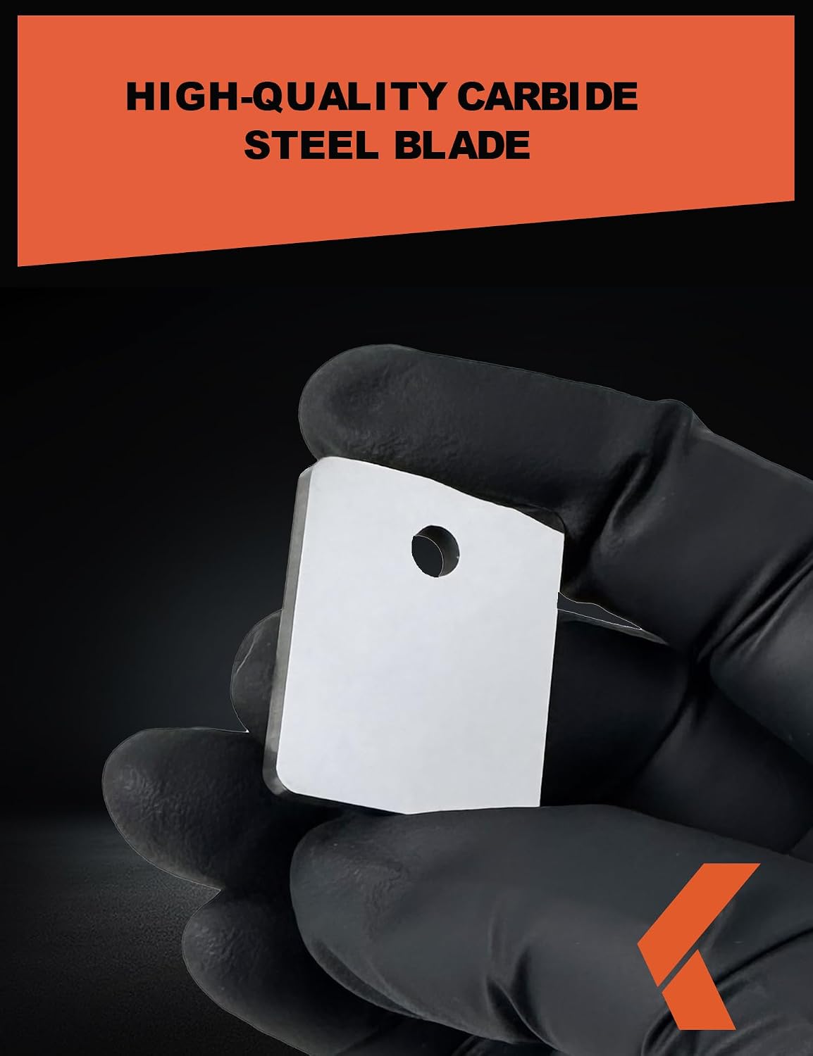 KREFINISH Tungsten Denibbing Blade File Tool 2-in-One Automotive Paint Stripper and Sanding Pad Block for Removing Dust, Paint Imperfections or Stains