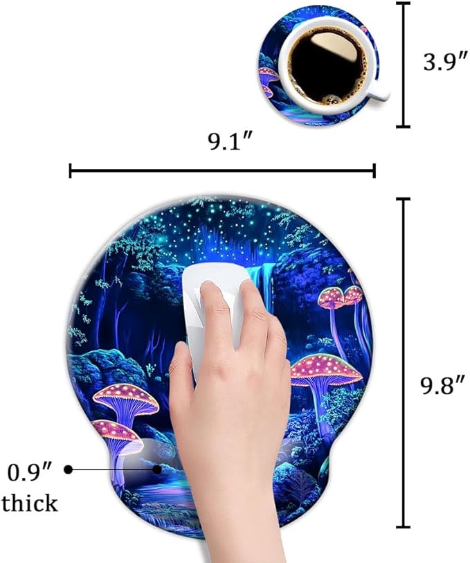 Ergonomic Mouse Pad with Wrist Support, Mouse Pad with Wrist Rest, Relieve - Image 6